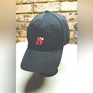 Chick-Fil-A Team Style Hat Cap Adjustable Strapback Gray With Embroidered Logo